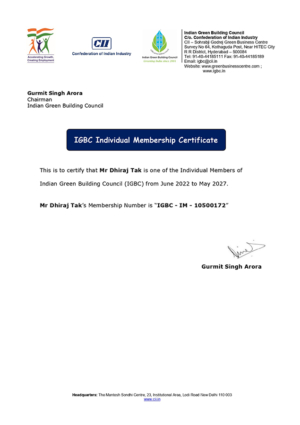 IGBC-Membership-Mr-Dhiraj-Tak